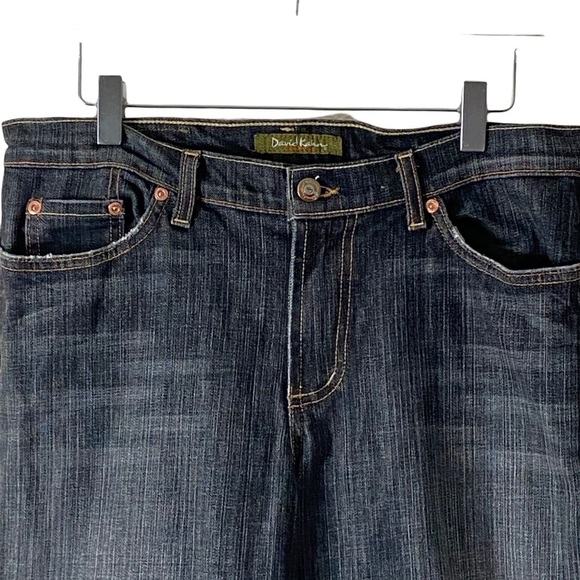 David Kahn Boot Cut Jeans Wear Women’s Black With a Faded Design. Size 10 - Picture 2 of 7